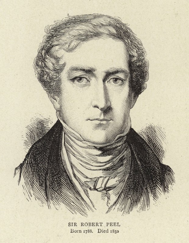 Sir Robert Peel by English School