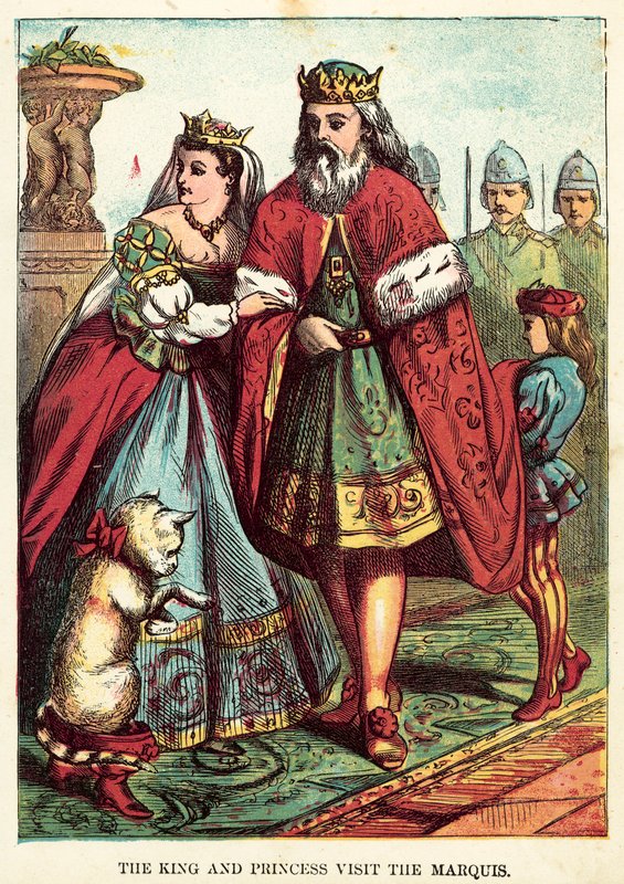 The King and Princess Visit the Marquis by English School