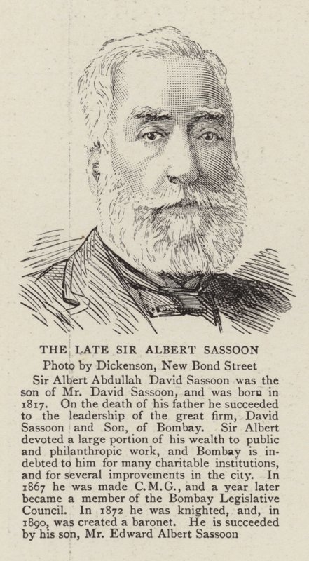 The Late Sir Albert Sassoon by English School
