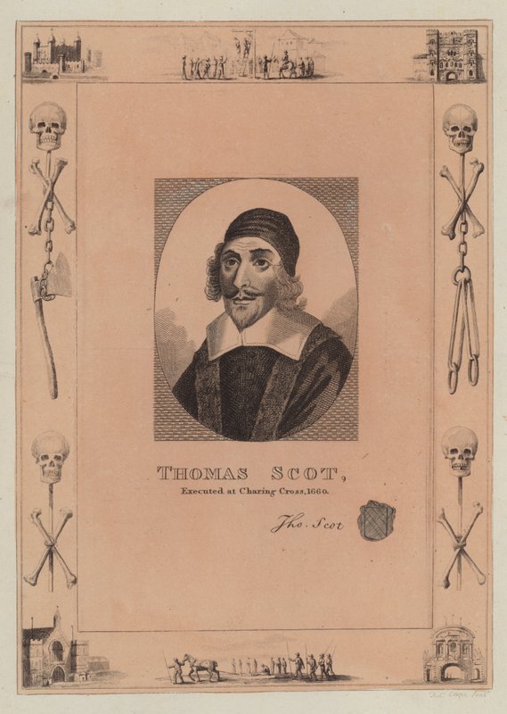 Thomas Scot, Executed at Charing Cross, 1660 by English School