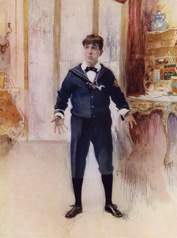 Mr Weedon Grossmith in The New Boy by English Photographer