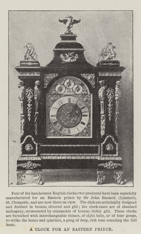 A Clock for an Eastern Prince by English Photographer