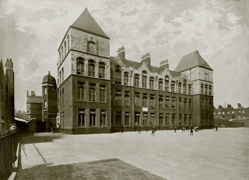 A Famous London Board School by English Photographer