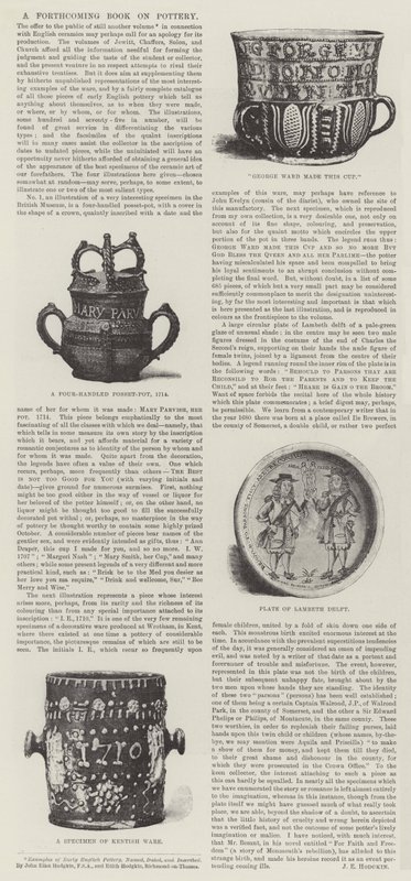 A Forthcoming Book on Pottery by English Photographer