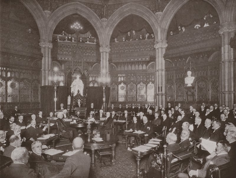 A Meeting of the Common Council by English Photographer