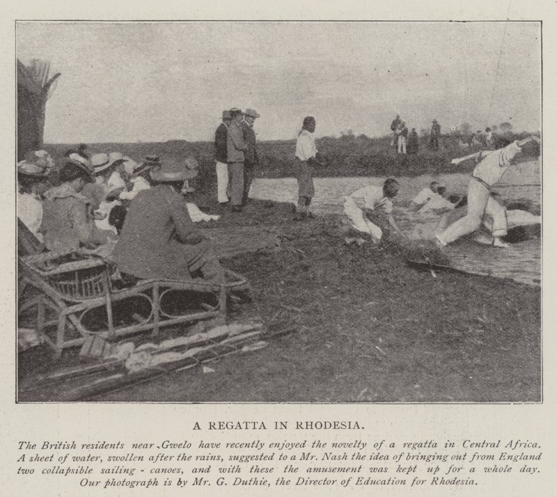 A Regatta in Rhodesia by English Photographer