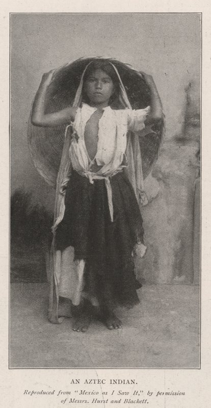 An Aztec Indian by English Photographer