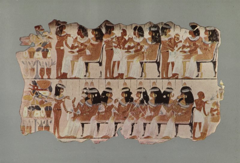 An Egyptian Feast by English Photographer