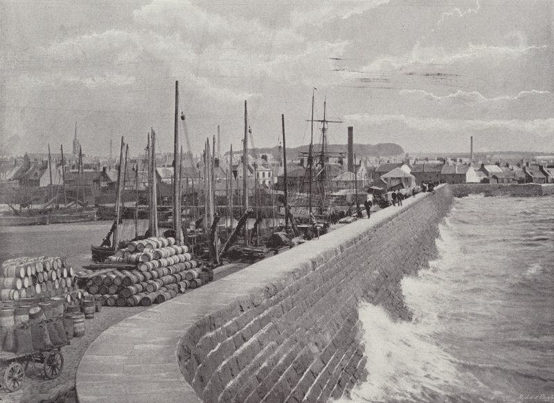 Arbroath, The Protection Wall by English Photographer