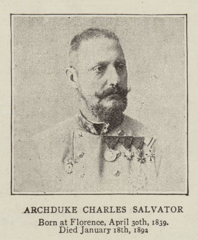 Archduke Charles Salvator by English Photographer