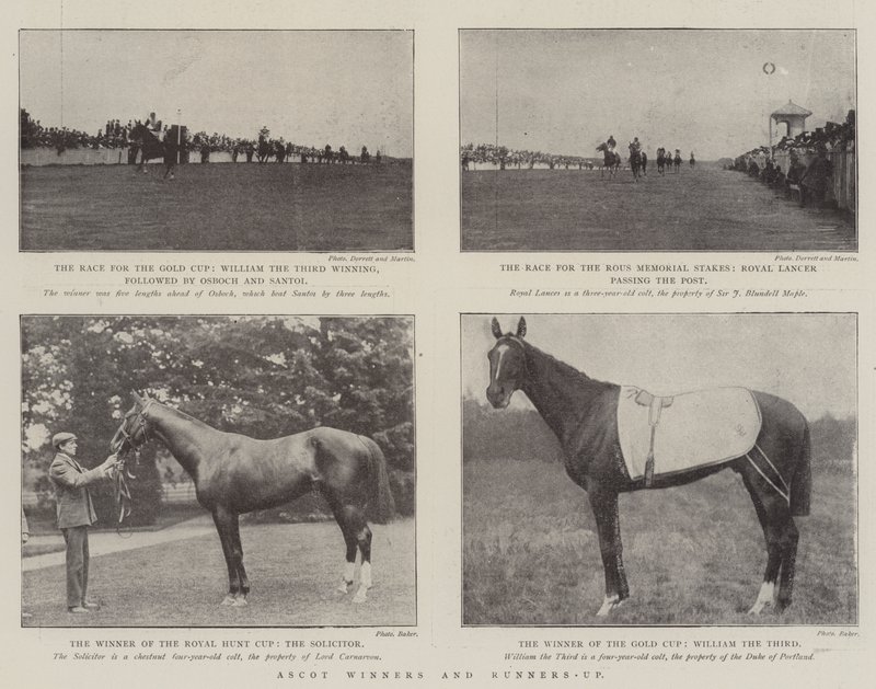 Ascot Winners and Runners-Up by English Photographer