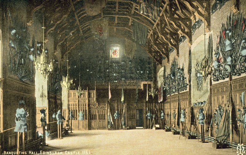 Banqueting Hall, Edinburgh Castle by English Photographer