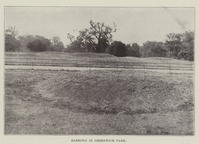 Barrows in Greenwich Park by English Photographer