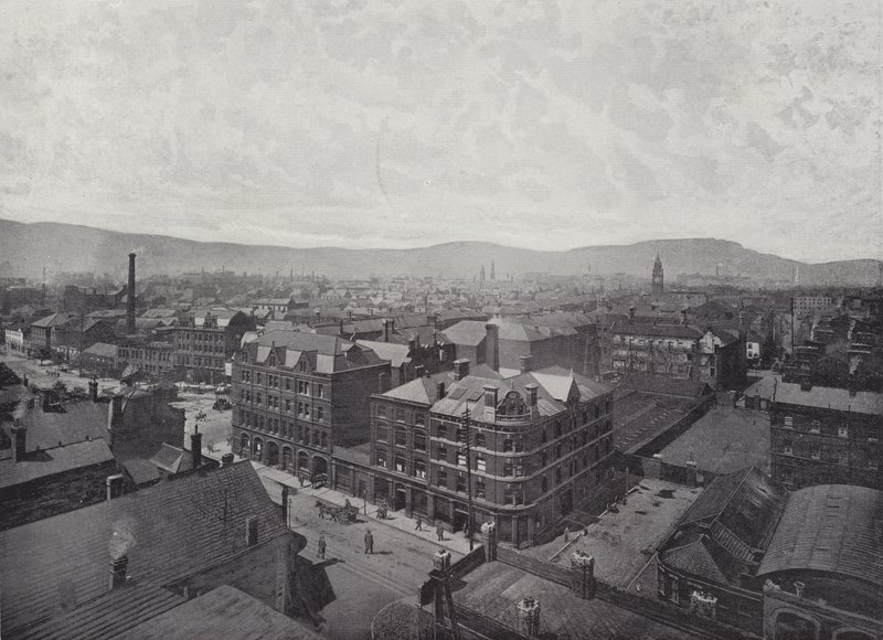 Belfast, Panoramic View by English Photographer