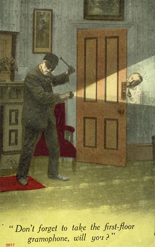 Burglar caught in the act by English Photographer