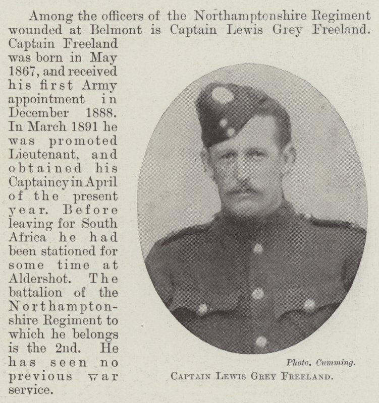 Captain Lewis Grey Freeland by English Photographer