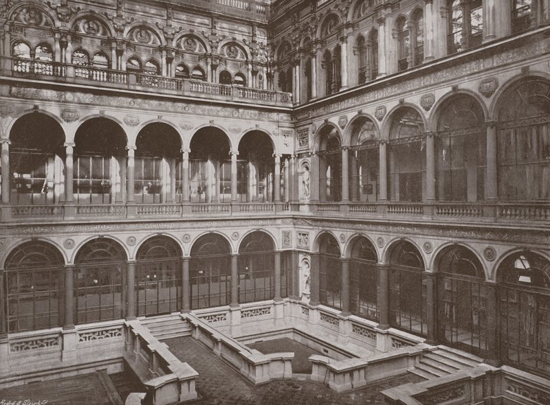 Central Court of the India Office by English Photographer