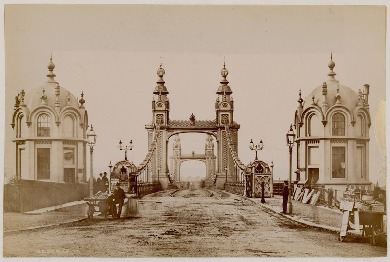 Chelsea Suspension Bridge by English Photographer