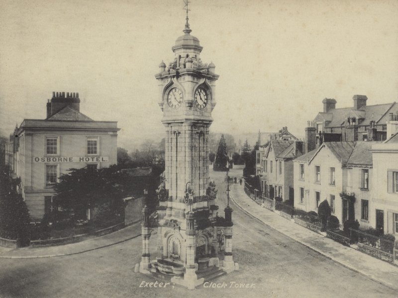 Clock tower, Exeter, Devon by English Photographer