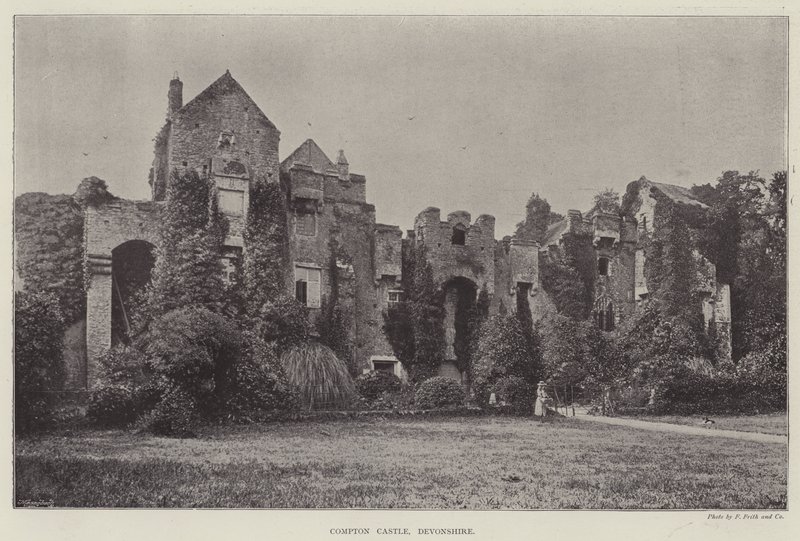 Compton Castle, Devonshire by English Photographer