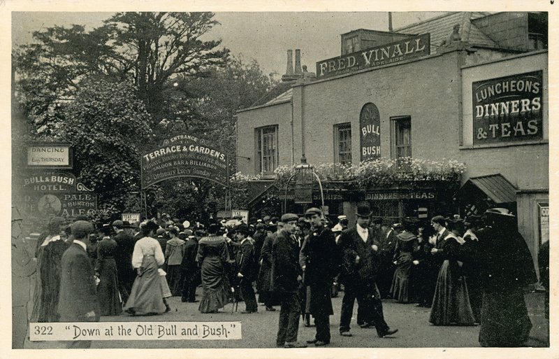Down the Old Bull and Bush by English Photographer