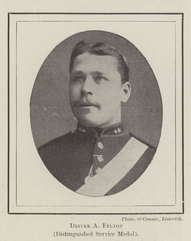 Driver A Felton, Distinguished Service Medal by English Photographer