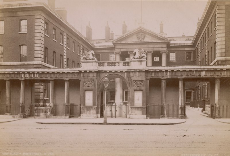 Exterior View of The Admiralty by English Photographer