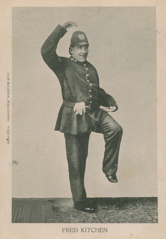 Fred Kitchen, dancing policeman by English Photographer