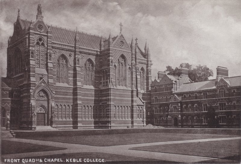 Front Quadrangle and Chapel, Keble College by English Photographer
