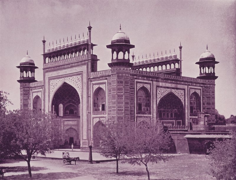 Gate of the Taj, Agra by English Photographer