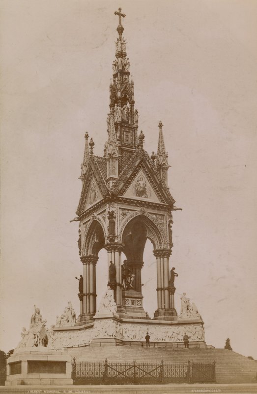 General View of the Albert Memorial by English Photographer