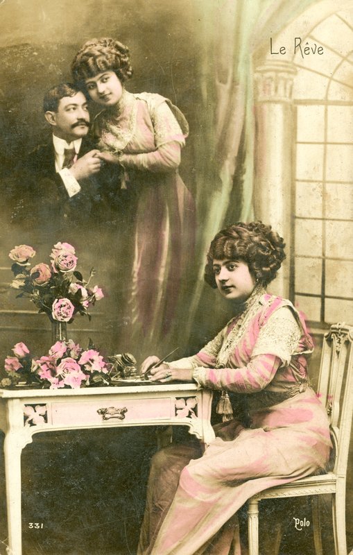 Glamour Postcard by English Photographer