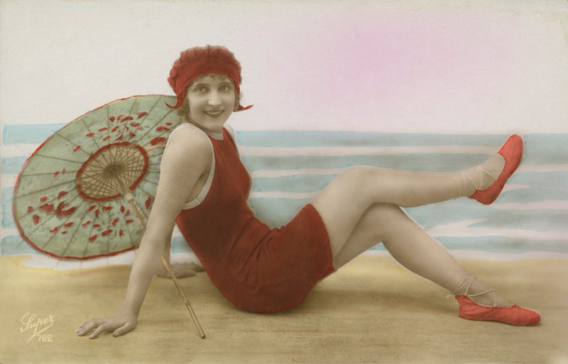Glamour Postcard by English Photographer