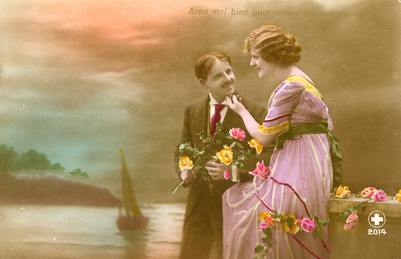 Glamour Postcard by English Photographer