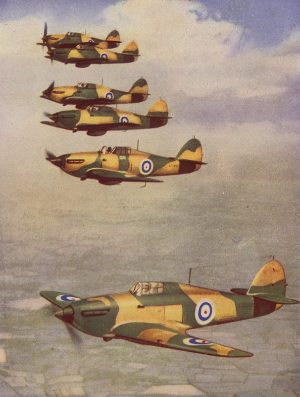 Hawker Hurricanes by English Photographer