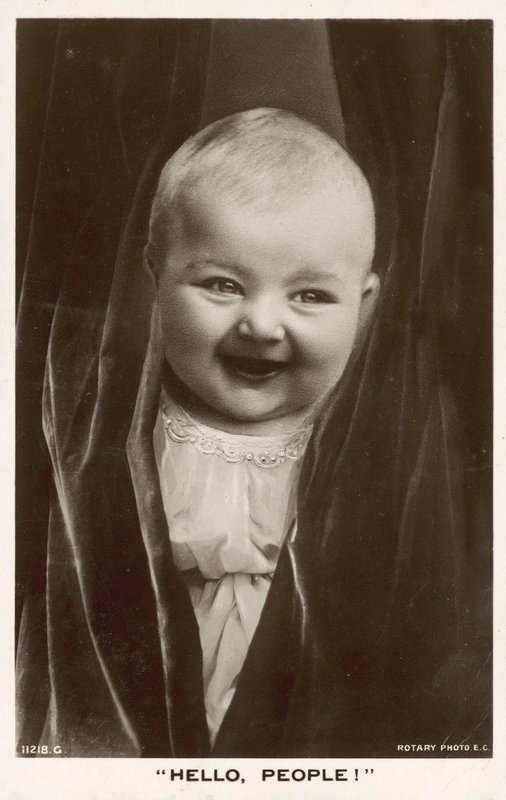 Hello, People! Child Smiling by English Photographer