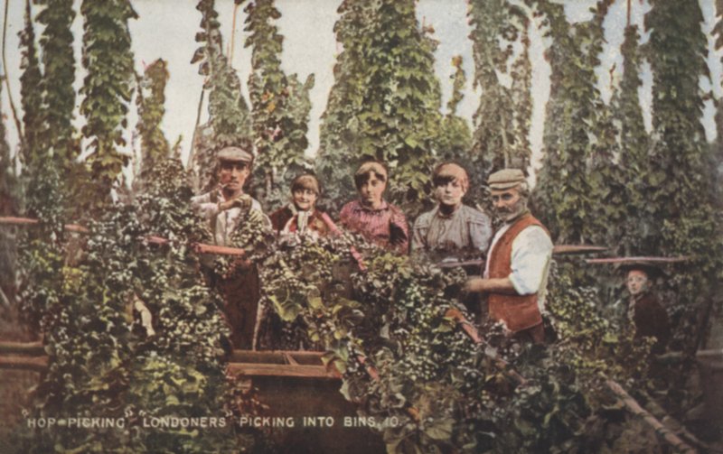 Hop pickers by English Photographer