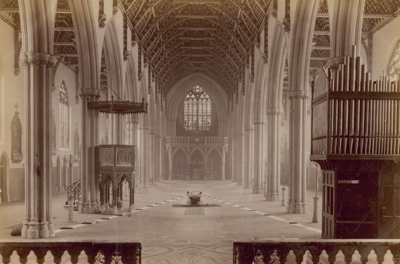 Interior of St Georges Cathedral by English Photographer