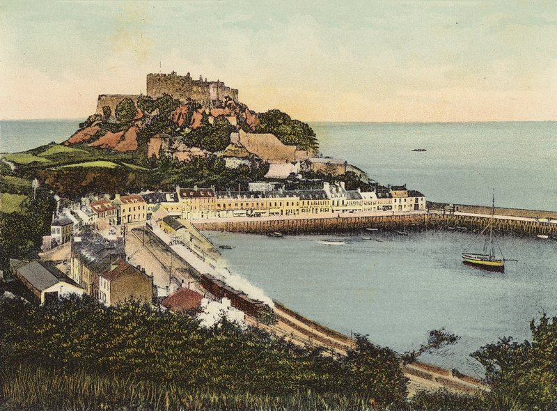 Jersey: Mount Orgueil Castle by English Photographer
