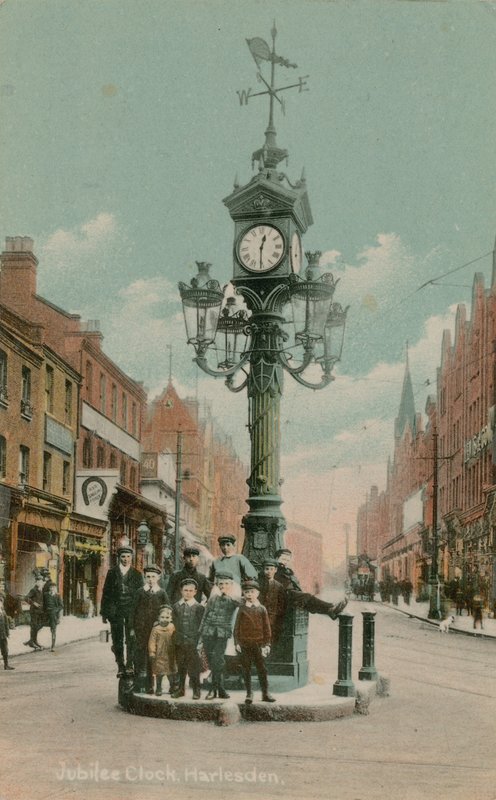 Jubilee Clock, Harlesden by English Photographer