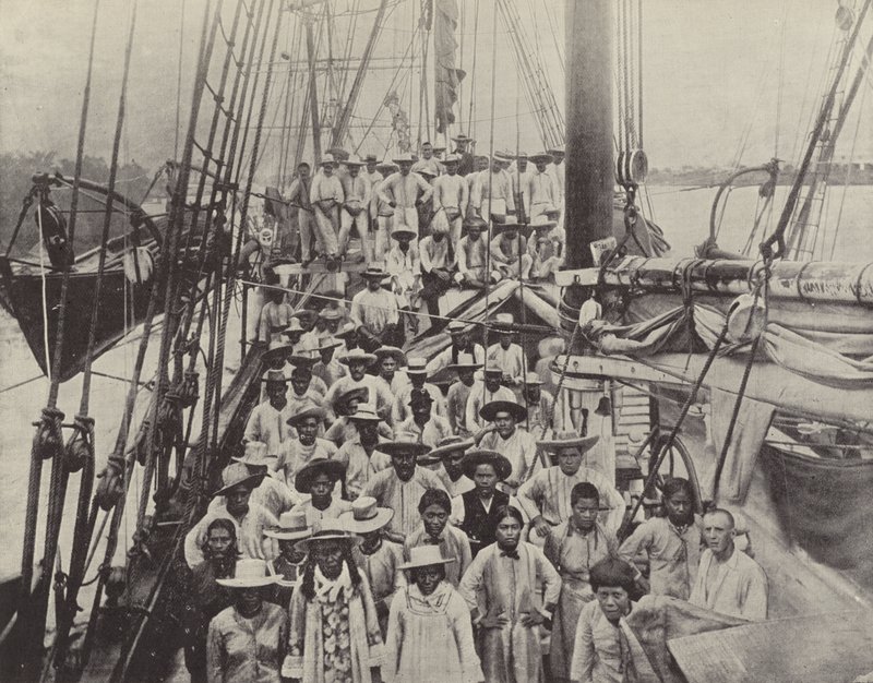 Kanaka Labourers by English Photographer
