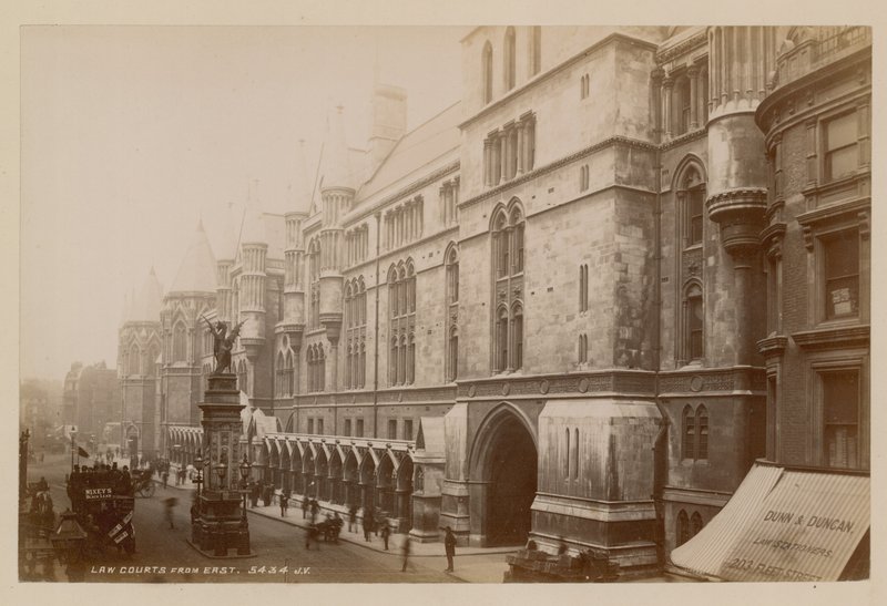 Law Courts from the East by English Photographer