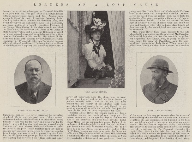 Leaders of a Lost Cause by English Photographer