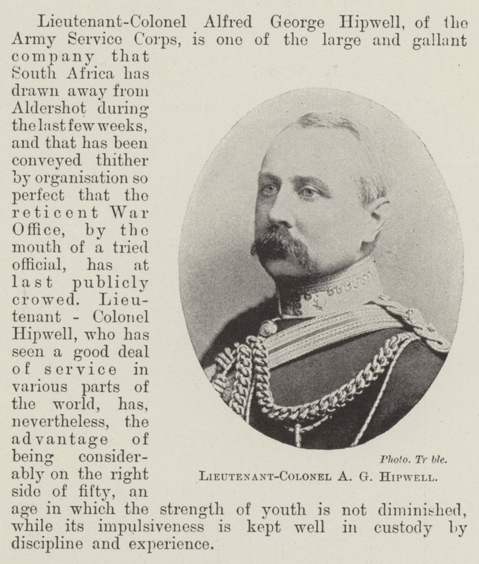 Lieutenant-Colonel A. G. Hipwell by English Photographer