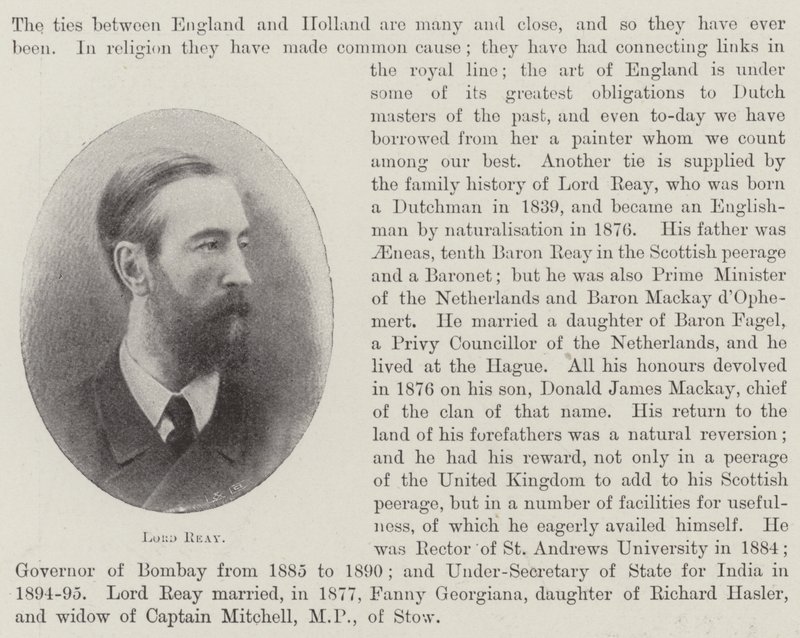 Lord Reay by English Photographer