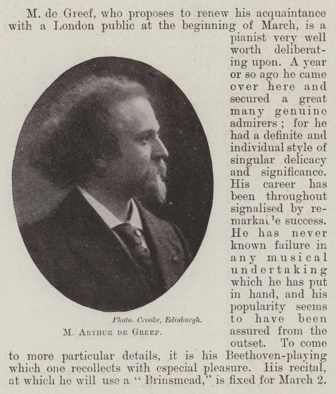 M Arthur de Greef by English Photographer