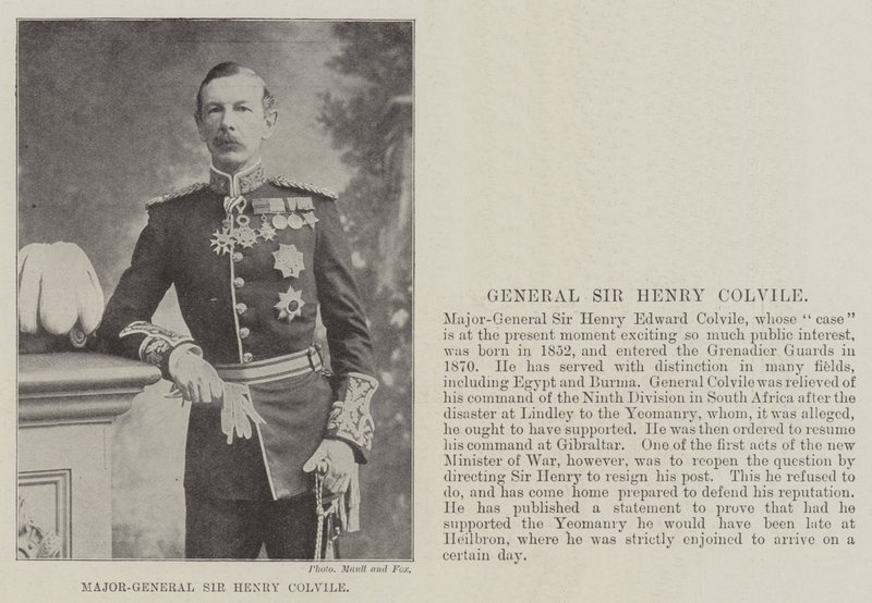 Major-General Sir Henry Colvile by English Photographer