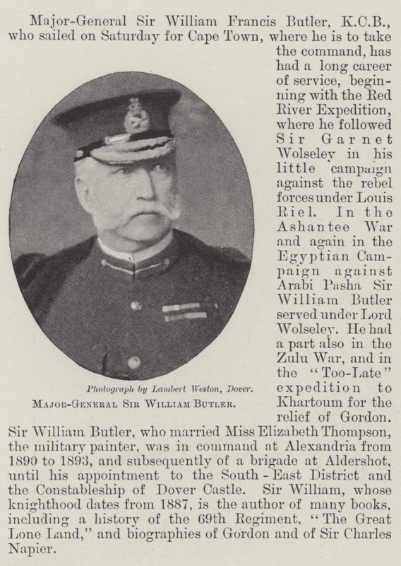 Major-General Sir William Butler by English Photographer