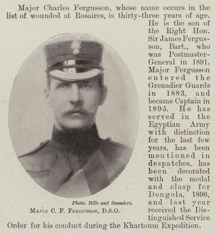 Major C. F. Fergusson, DSO by English Photographer