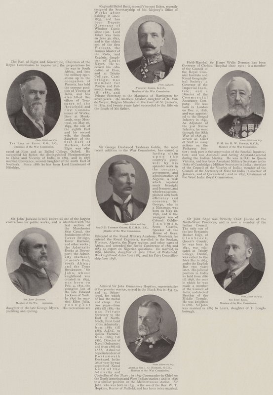 Members of the War Commission by English Photographer
